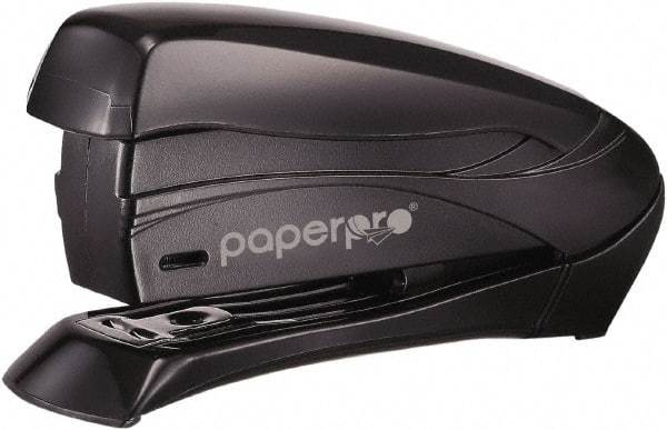 PaperPro - 15 Sheet Full Strip Desktop Stapler - Black - USA Tool & Supply