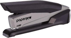 PaperPro - 20 Sheet Half Strip Stapler - Black/Gray - USA Tool & Supply