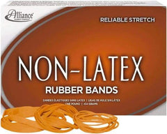 Alliance - 4" Circumference, 1/4" Wide, Light-Duty Band Rubber Band Strapping - 380 Pieces - USA Tool & Supply