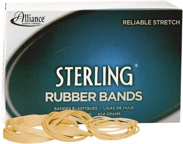 Alliance - 3" Circumference, 1/4" Wide, Ergonomic Rubber Band Strapping - 600 Pieces - USA Tool & Supply