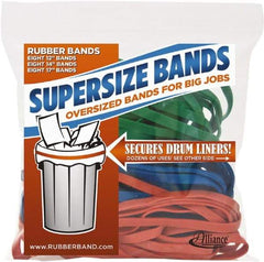 Alliance - 12" Circumference, 1/4" Wide, Heavy-Duty Band Rubber Band Strapping - 24 Pieces - USA Tool & Supply