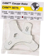 SEYMOUR-MIDWEST - 2 Piece, 3 Setting, Size 8 Gauge Rake Cam Set - Use with Seymour Midwest, #57001, #57002, #57010, #57011, #57012 - USA Tool & Supply