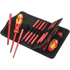 Wera - Screwdriver Bit Sets Type: Insulated Drive Size: 1/4 (Inch) - USA Tool & Supply
