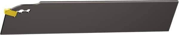 Sandvik Coromant - 1.2559" Blade Height, 0.0886" Blade Width, 5.9055" OAL, Neutral Cut, Single End Indexable Cut-Off Blade - 33mm Max Depth of Cut, QD-NN1..A Blade, CoroCut QD Series - USA Tool & Supply