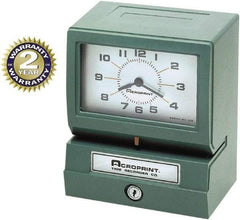 Acroprint Time Recorder - Time Clocks & Time Recorders Punch Style: Manual Power Source: AC Adapter - USA Tool & Supply