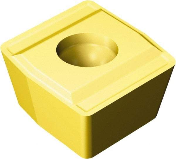 Sandvik Coromant - 8009 G Grade 1025 Carbide Indexable Drill Insert - TiAlN/TiN Finish, Rectangle, 9mm Inscribed Circle - USA Tool & Supply