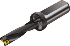 Sandvik Coromant - 205mm Max Drill Depth, 4xD, 50mm Diam, Indexable Insert Drill - 2 Inserts, 50mm Shank Diam, Flange Shank - USA Tool & Supply