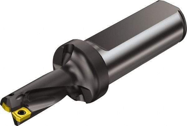 Sandvik Coromant - 103mm Max Drill Depth, 2xD, 49mm Diam, Indexable Insert Drill - 2 Inserts, 40mm Shank Diam, Flange Shank - USA Tool & Supply
