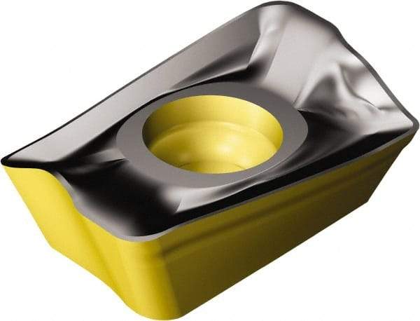 Sandvik Coromant - R39011T308 KL Grade 3330 Carbide Milling Insert - TiCN/Al2O3/TiN Finish, 3.97mm Thick, 0.8mm Corner Radius - USA Tool & Supply
