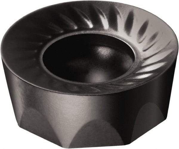 Sandvik Coromant - RCKT130400 KM Grade 3040 Carbide Milling Insert - TiCN/Al2O3 Finish, 3/16" Thick, 1/2" Inscribed Circle, 1/4" Corner Radius - USA Tool & Supply