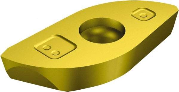 Sandvik Coromant - R2162504 E-M Grade 2040 Carbide Milling Insert - TiCN/Al2O3/TiN Finish, 4.76mm Thick - USA Tool & Supply
