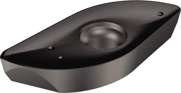 Sandvik Coromant - RA2162504 M-M Grade 1010 Carbide Milling Insert - TiAlN2 Finish, 3/16" Thick, 1/2" Corner Radius - USA Tool & Supply