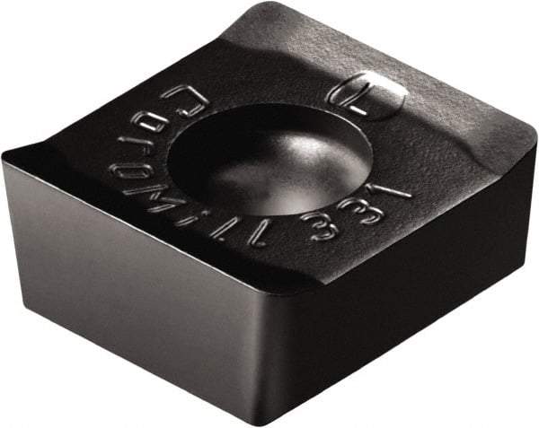 Sandvik Coromant - N331.1A145008 KL Grade 3040 Carbide Milling Insert - TiCN/Al2O3 Finish, 4.95mm Thick, 0.8mm Corner Radius - USA Tool & Supply