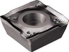 Sandvik Coromant - 490R140408 PL Grade 3040 Carbide Milling Insert - TiCN/Al2O3 Finish, 3.9mm Thick, 13.8mm Inscribed Circle - USA Tool & Supply