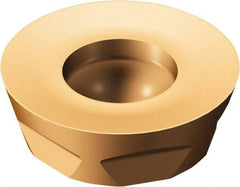 Sandvik Coromant - R3001648 PM Grade 1030 Carbide Milling Insert - TiAlN Finish, 3/16" Thick, 16mm Inscribed Circle, 8mm Corner Radius - USA Tool & Supply