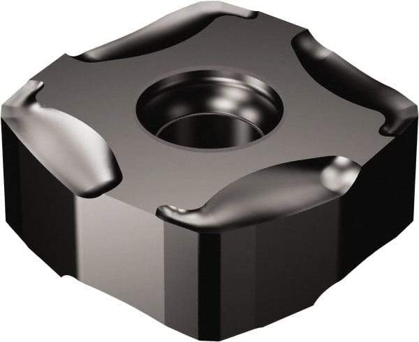Sandvik Coromant - R3651505 KL Grade K20D Carbide Milling Insert - TiCN/Al2O3 Finish, 5.56mm Thick, 15mm Inscribed Circle, 0.3mm Corner Radius - USA Tool & Supply