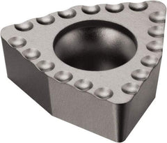 Sandvik Coromant - WCMX080412 51 Grade H13A Carbide Indexable Drill Insert - Uncoated, Trigon, 1/2" Inscribed Circle - USA Tool & Supply