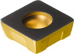 Sandvik Coromant - R210090412 PM Grade 4220 Carbide Milling Insert - TiCN/Al2O3/TiN Finish, 4mm Thick, 9.4mm Inscribed Circle, 1mm Corner Radius - USA Tool & Supply
