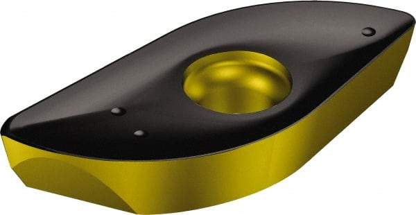 Sandvik Coromant - RA2162504 M-M Grade 4240 Carbide Milling Insert - TiCN/Al2O3/TiN Finish, 3/16" Thick, 1/2" Corner Radius - USA Tool & Supply