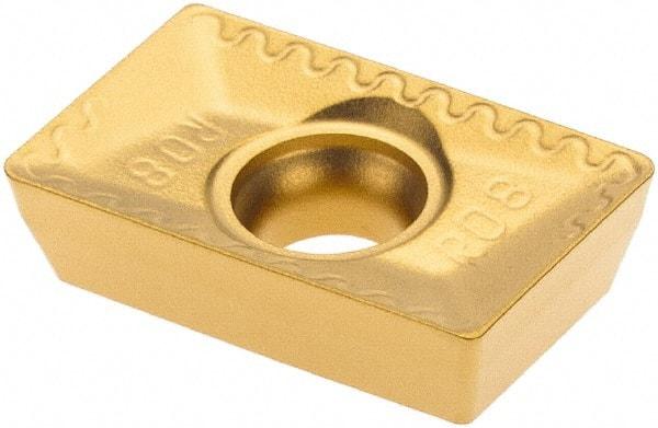 Sandvik Coromant - R215.4415T308 WL Grade 235 Carbide Milling Insert - TiCN/TiN Finish, 3.96mm Thick, 0.374" Inscribed Circle, 0.8mm Corner Radius - USA Tool & Supply