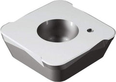Sandvik Coromant - 490R140420 PO Grade 6190 Ceramic Milling Insert - Uncoated, 3.9mm Thick, 13.8mm Inscribed Circle, 2mm Corner Radius - USA Tool & Supply