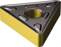 Sandvik Coromant - TNMG666 HM Grade 4335 Carbide Turning Insert - TiCN/AI2O3/TiN Finish, 60° Triangle, 3/4" Inscr Circle, 3/8" Thick, 3/32" Corner Radius - USA Tool & Supply