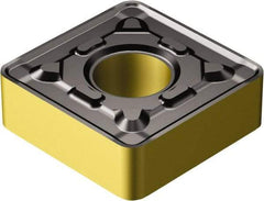 Sandvik Coromant - SNMG432 PR Grade 4305 Carbide Turning Insert - TiCN/Al2O3/TiN Finish, 90° Square, 1/2" Inscr Circle, 3/16" Thick, 1/32" Corner Radius - USA Tool & Supply