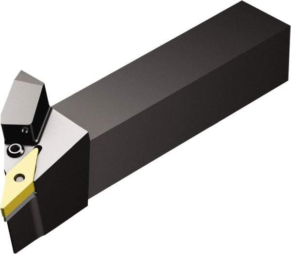 Sandvik Coromant - PVJNR/L..HP, Right Hand Cut, -3° Lead Angle, 32mm Shank Height x 25mm Shank Width, Negative Rake Indexable Turning Toolholder - 170mm OAL, VNMG 16 04 08, VNMG 332 Insert Compatibility, Series T-Max P - USA Tool & Supply
