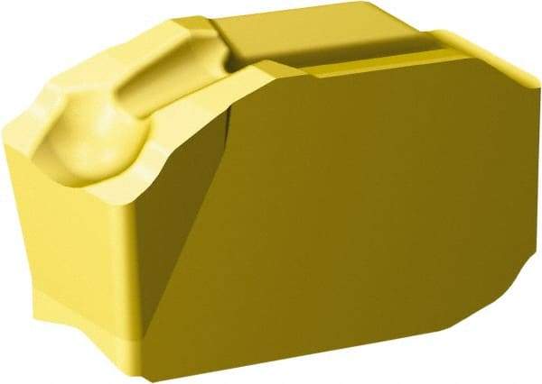 Sandvik Coromant - QDH CL 1135 Grade, 0.1575" Cutting Width, Carbide Cutoff Insert - 0.0118" Cnr Rad, TiCN/Al2O3/TiN Coated - USA Tool & Supply