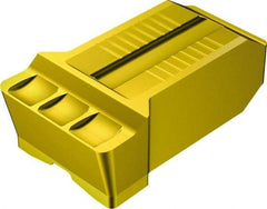 Sandvik Coromant - RN123 GR Grade 2135, 15mm Cutting Width Carbide Grooving Insert - Neutral, 1.2mm Corner Radius, TiCN/Al2O3/TiN Finish - USA Tool & Supply
