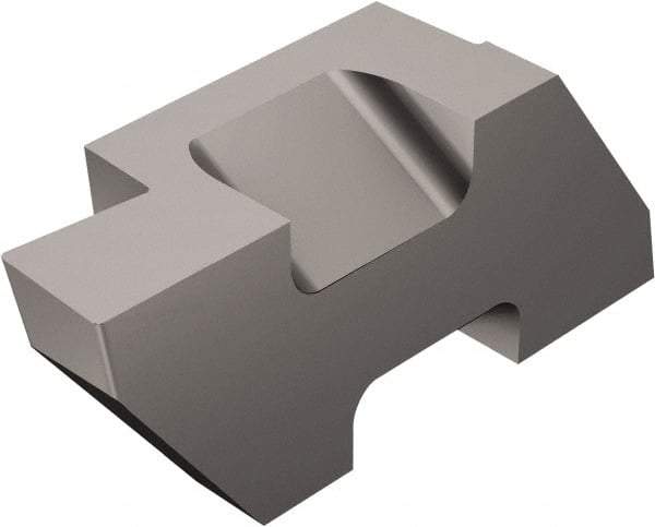Sandvik Coromant - 4189TLG Grade H13A, 0.189" Cutting Width Carbide Grooving Insert - 1/4" Max Depth of Cut, Right Hand, 0.57mm Corner Radius, Uncoated - USA Tool & Supply