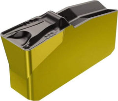 Sandvik Coromant - 50N151.2 5T Grade 4225, 5mm Cutting Width Carbide Grooving Insert - Neutral, 0.4mm Corner Radius, TiCN/Al2O3/TiN Finish - USA Tool & Supply
