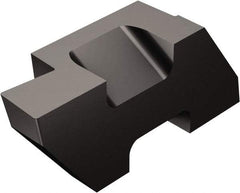 Sandvik Coromant - 4TLG Grade 3020, 1/4" Cutting Width Carbide Grooving Insert - 1/4" Max Depth of Cut, Right Hand, 0.57mm Corner Radius, TiCN/Al2O3 Finish - USA Tool & Supply