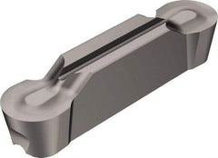 Sandvik Coromant - J2N123x2 AM 6mm Cutting Width Carbide Grooving Insert - 22.2mm Max Depth of Cut, Neutral, 3mm Corner Radius, Uncoated - USA Tool & Supply