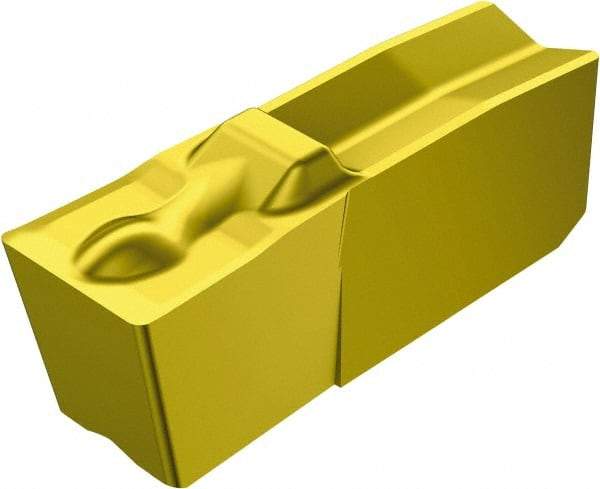 Sandvik Coromant - 40040N151.3 4G Grade 2135, 4mm Cutting Width Carbide Grooving Insert - Neutral, 0.2mm Corner Radius, TiCN/Al2O3/TiN Finish - USA Tool & Supply