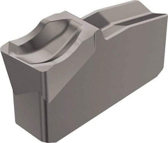 Sandvik Coromant - L151.240 4E H13A Grade, 0.1575" Cutting Width, Carbide Cutoff Insert - 5° Left Hand Lead Angle, 0.0118" Cnr Rad - USA Tool & Supply