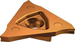 Sandvik Coromant - N123T3T CS 1125 Grade, 0.0591" Cutting Width, Carbide Cutoff Insert - 0° Neutral Lead Angle, TiAlN Coated - USA Tool & Supply