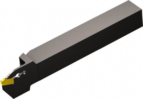 Sandvik Coromant - External Thread, 1.3" Max Depth of Cut, 3mm Min Groove Width, 5" OAL, Right Hand Indexable Grooving Cutoff Toolholder - 3/4" Shank Height x 3/4" Shank Width, QD-NG-0300-0002-CM Insert Style, QD-RF..S Toolholder Style, Series CoroCut QD - USA Tool & Supply