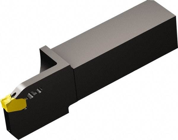 Sandvik Coromant - QSQD, External, Left Hand, 20mm Max Depth of Cut, Indexable Grooving Tool Holder - QD-NE-0200-0002-CM Insert Compatibility, 20mm Shank Height, 20mm Shank Width, 90.6mm OAL, Through Coolant - USA Tool & Supply