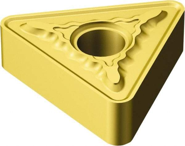 Sandvik Coromant - TNMG543 MR Grade 235 Carbide Turning Insert - TiCN/TiN Finish, 60° Triangle, 5/8" Inscr Circle, 1/4" Thick, 3/64" Corner Radius - USA Tool & Supply