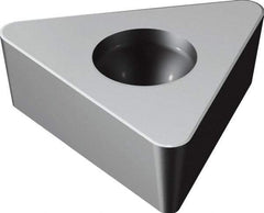 Sandvik Coromant - TCMW32.52 Grade H13A Carbide Turning Insert - Uncoated, 60° Triangle, 3/8" Inscr Circle, 5/32" Thick, 1/32" Corner Radius - USA Tool & Supply