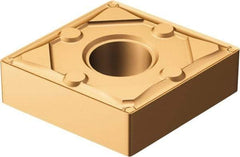Sandvik Coromant - CNMG433 WF Grade 1125 Carbide Turning Insert - TiAlN/AlCr2O3 Finish, 80° Diamond, 1/2" Inscr Circle, 3/16" Thick, 3/64" Corner Radius - USA Tool & Supply