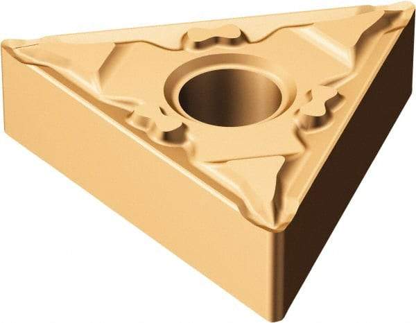 Sandvik Coromant - TNMG332 MF Grade 1125 Carbide Turning Insert - TiAlN/AlCr2O3 Finish, 60° Triangle, 3/8" Inscr Circle, 3/16" Thick, 1/32" Corner Radius - USA Tool & Supply