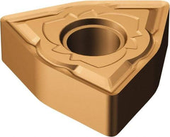 Sandvik Coromant - WNMG433 SM Grade 1125 Carbide Turning Insert - TiAlN/AlCr2O3 Finish, 80° Trigon, 1/2" Inscr Circle, 3/16" Thick, 3/64" Corner Radius - USA Tool & Supply