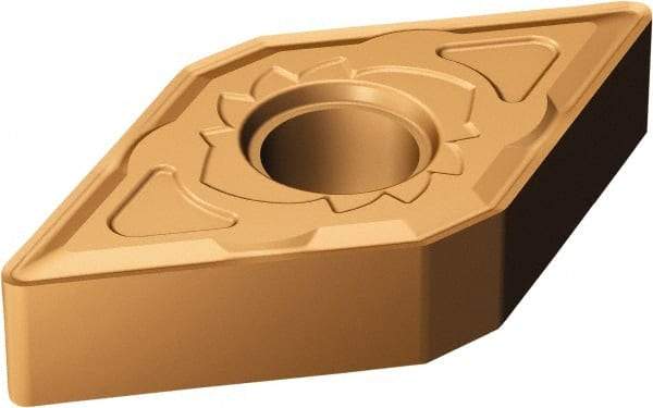 Sandvik Coromant - DNMG431 SM Grade 1115 Carbide Turning Insert - TiAlN/AlCr2O3 Finish, 55° Diamond, 1/2" Inscr Circle, 3/16" Thick, 1/64" Corner Radius - USA Tool & Supply