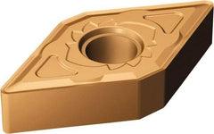 Sandvik Coromant - DNMG431 SM Grade 1115 Carbide Turning Insert - TiAlN/AlCr2O3 Finish, 55° Diamond, 1/2" Inscr Circle, 3/16" Thick, 1/64" Corner Radius - USA Tool & Supply