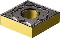 Sandvik Coromant - CNMG433 KF Grade 3225 Carbide Turning Insert - TiCN/AI2O3/TiN Finish, 80° Diamond, 1/2" Inscr Circle, 3/16" Thick, 3/64" Corner Radius - USA Tool & Supply