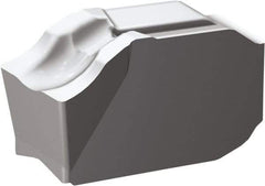 Sandvik Coromant - QDE CM H13A Grade, 0.0941" Cutting Width, Carbide Cutoff Insert - 0.0079" Cnr Rad - USA Tool & Supply