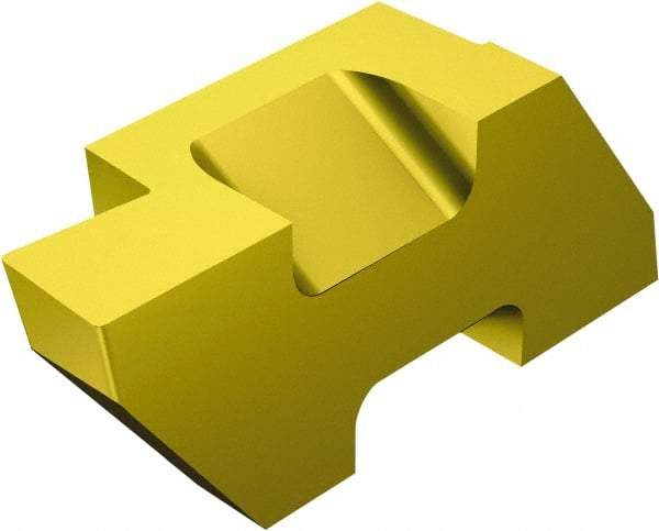 Sandvik Coromant - 3TLG Grade 2135, 1/16" Cutting Width Carbide Grooving Insert - 3/32" Max Depth of Cut, Right Hand, 0.19mm Corner Radius, TiCN/Al2O3/TiN Finish - USA Tool & Supply