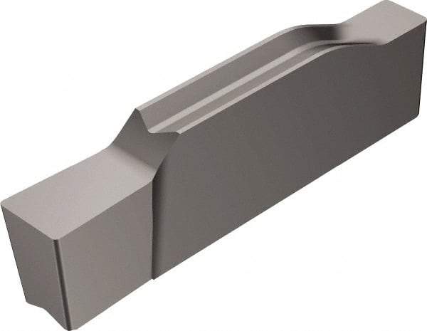 Sandvik Coromant - K1N123 GE Grade CB20, 6.35mm Cutting Width Carbide Grooving Insert - Neutral, 0.2mm Corner Radius, Uncoated - USA Tool & Supply